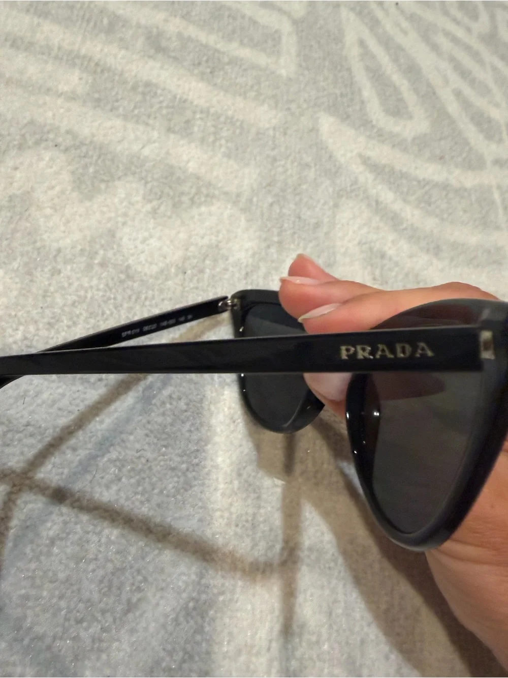 Prada Black Cat-Eye Sunglasses